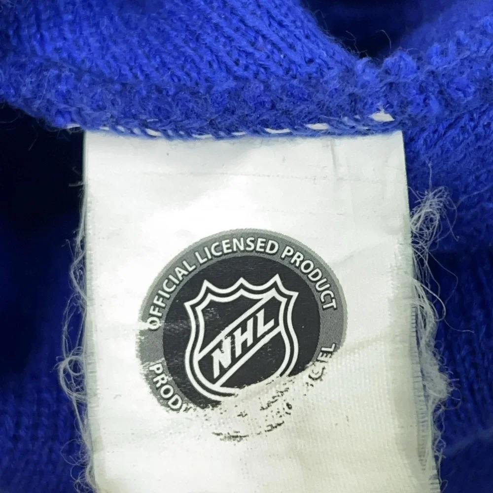 St Louis Blues Hat Beanie Mens One Size Blue NHL Hockey American Needle Knit